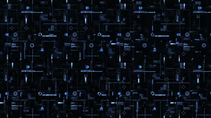 信息图形数据HUD高科技科技感