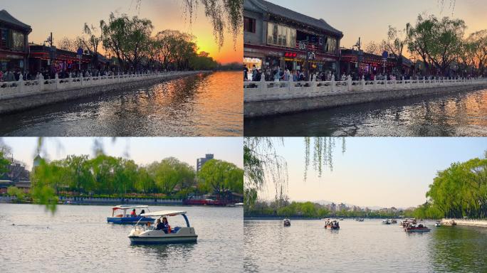原创拍摄北京后海公园的春天