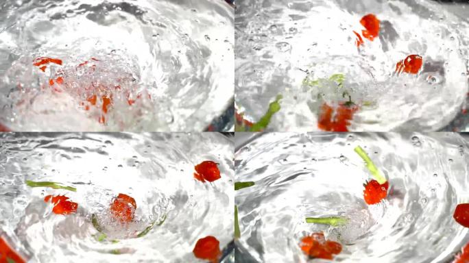 西红柿落水