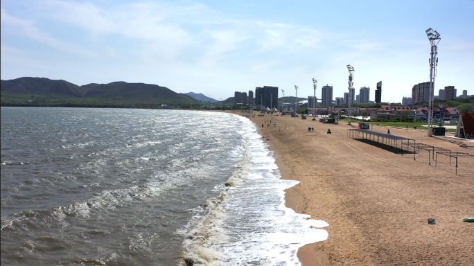 【4K】葫芦岛龙湾海滨风景区