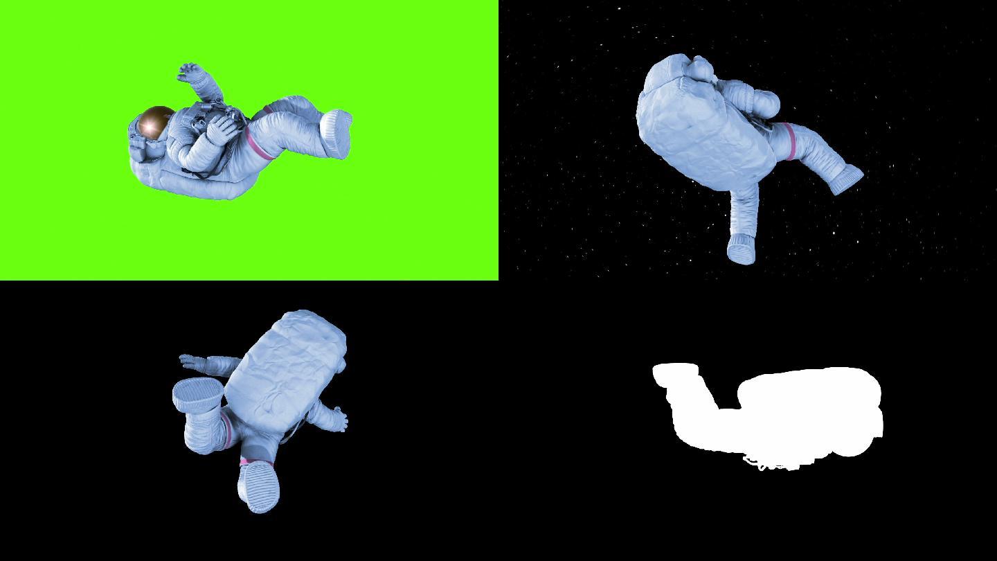 旋转的宇航员动画空间站动漫