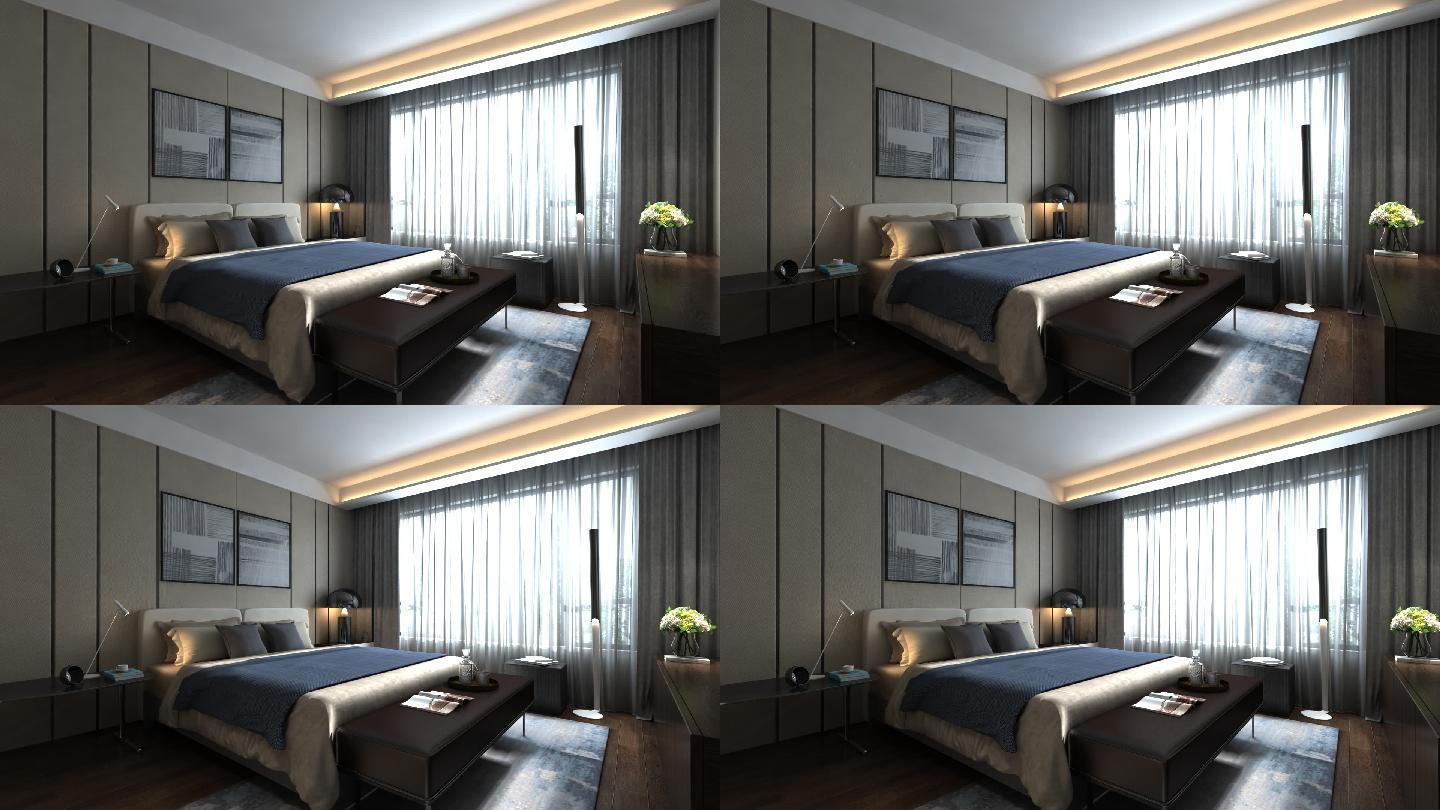 三维中式户型三维中式卧室中式卧室3d主卧