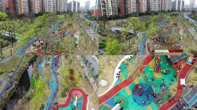 【4k】社区公园小景