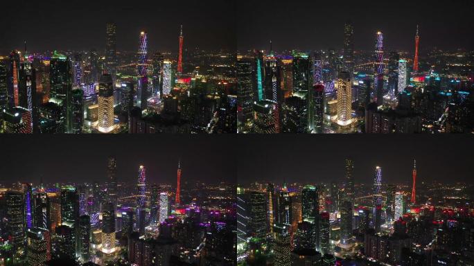 （可商用）大气广州城市夜景内透片头片尾