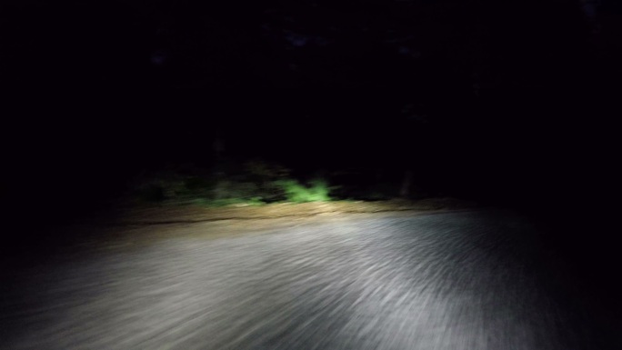 夜山路-行车记录仪视频第一视角风光风貌安