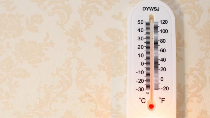 温度计加速上升天气变化高温摄氏度炎热供暖