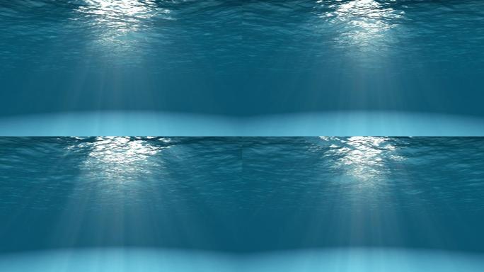 从水下看到的海海底世界美人鱼三亚潜水深海