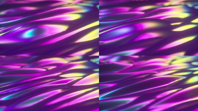 抽象彩色波纹抽象彩色波纹上下起伏抽象彩色