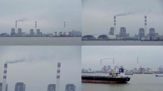 原创上海外高桥发电厂4K