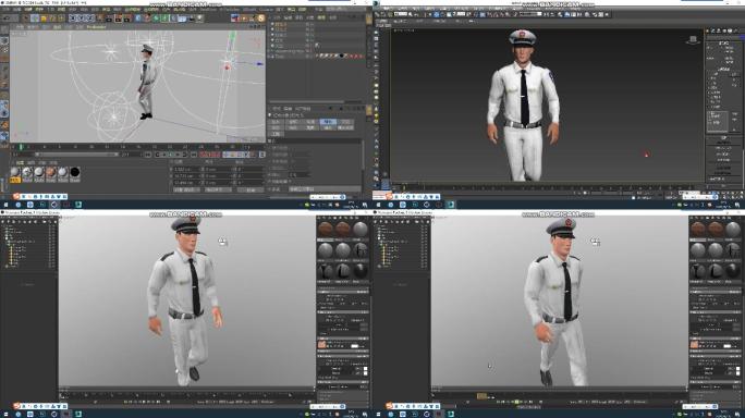 C4D+3dsmax+fbx-超帅人物