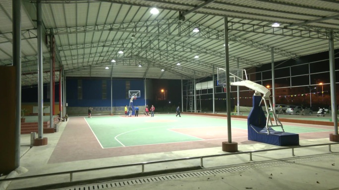 农村 新农村 篮球场