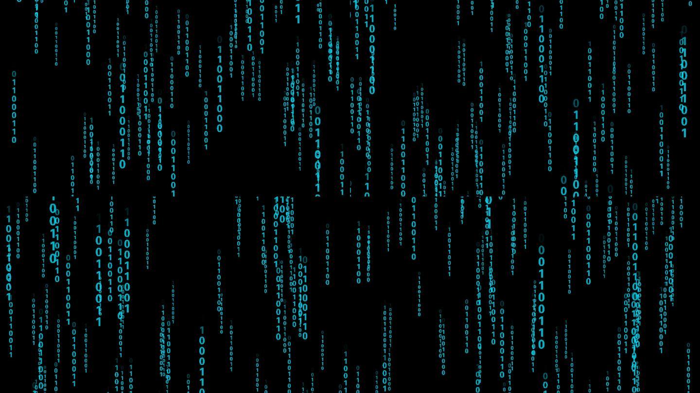 科技数字代码数据流4k