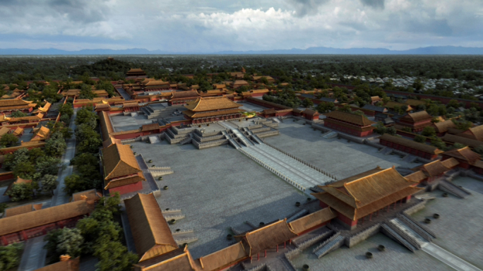 北京故宫太和殿古建朝代紫禁城