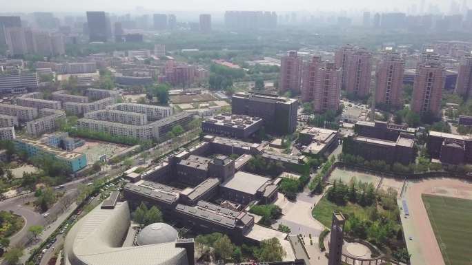 24组中央美术学院航拍素材北京望京