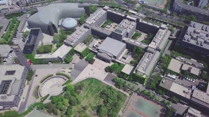 12组中央美术学院航拍素材北京望京