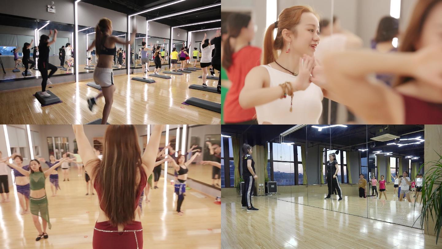 健身房，舞蹈课，肚皮舞，有氧运动