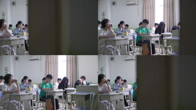 高中课室上课学生学习学校