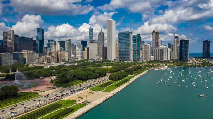 芝加哥城市景观芝加哥