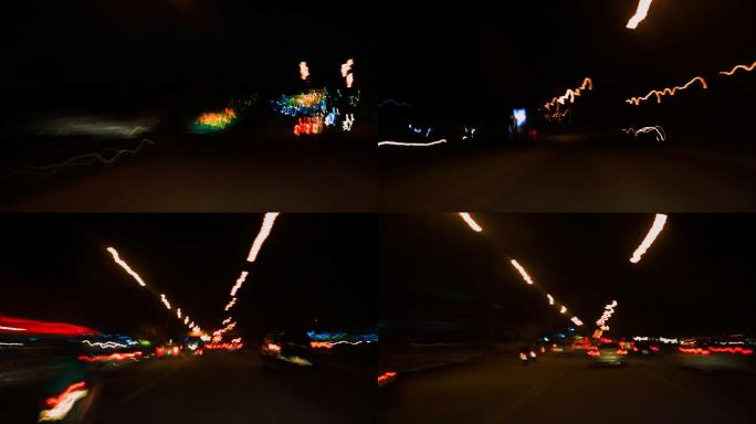 夜间在高速公路上超速行驶