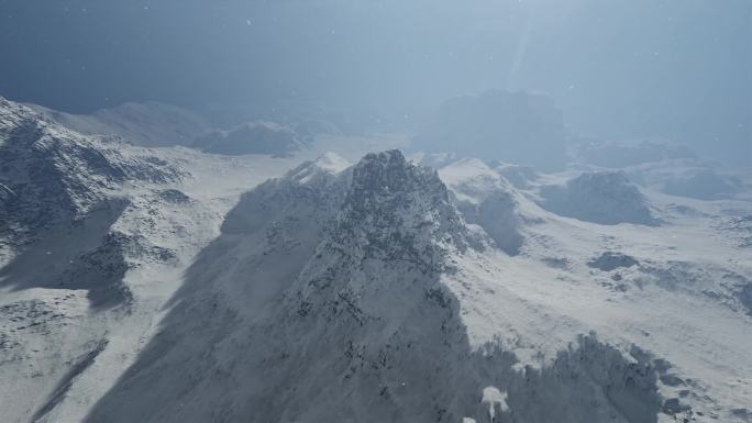 雪山冰川高原航拍