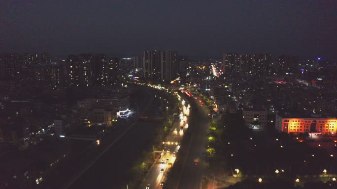 惠州市水口片区皇冠酒店附近夜景4KQu