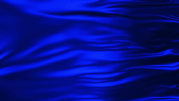 4K蓝色丝绸背景-无缝循环
