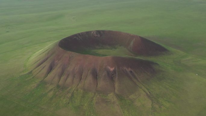 4K航拍乌兰哈达火山群2