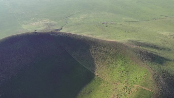 4K航拍乌兰哈达火山群