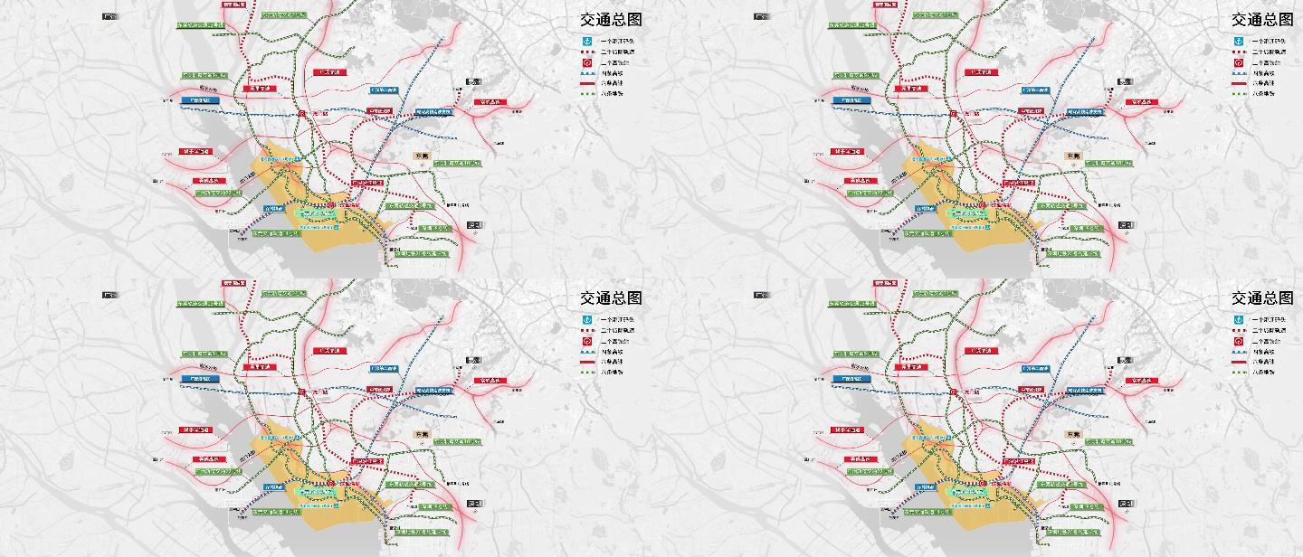 粤港澳大湾区-交通总图