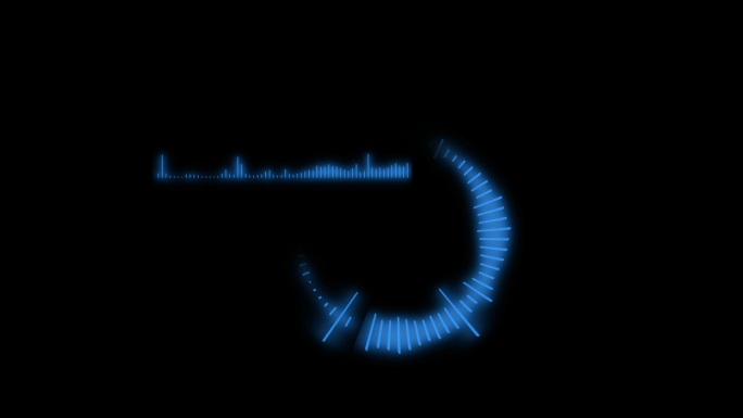 音乐波形声波音频跳动