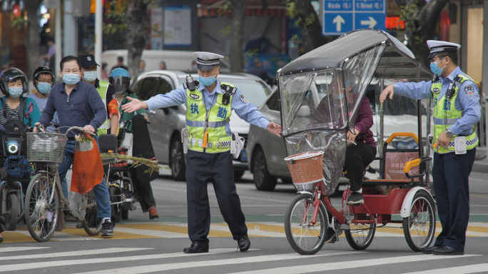 交警执勤