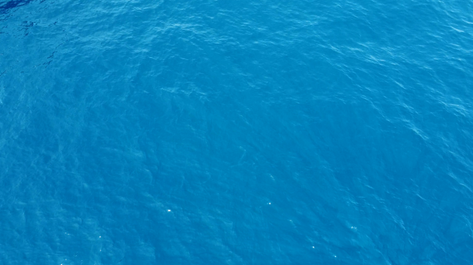 【4K】航拍大海海平面海水-深海海面