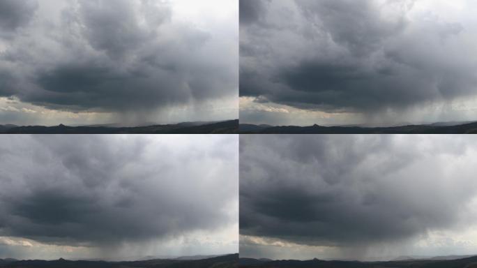 即将暴风雨的天空