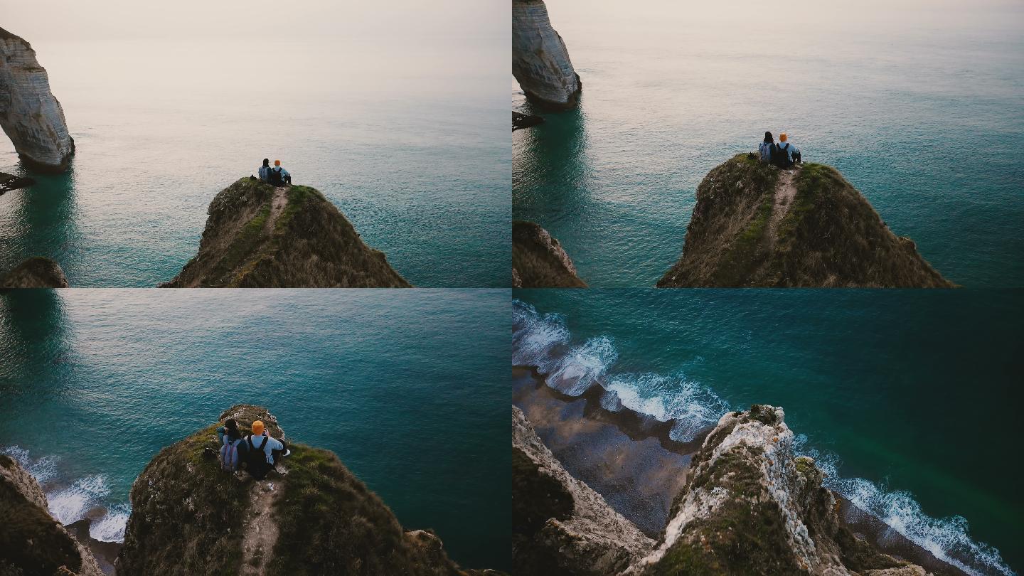 坐在悬崖边看海三亚深圳大梅沙大自然纪录片