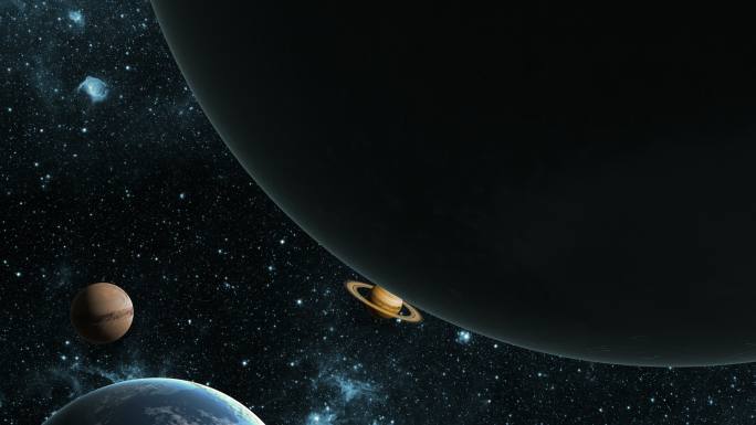 寻找系外行星星际探索第一视角星辰大海