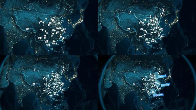 【原创】地球版八纵八横全国高速铁路网I