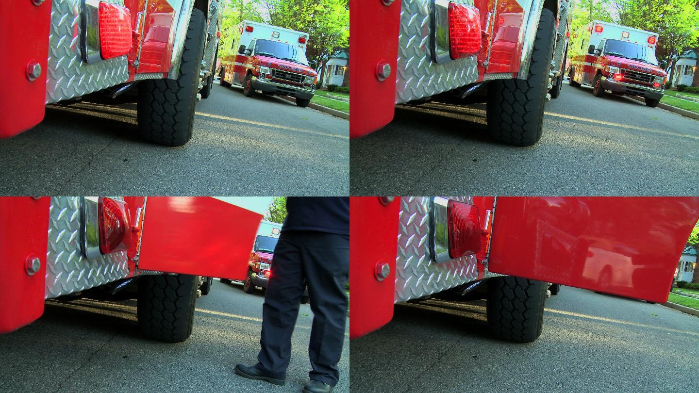 消防车和救护车