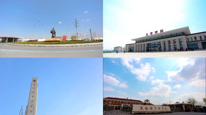 河南兰考延时拍摄焦裕禄纪念碑纪念园
