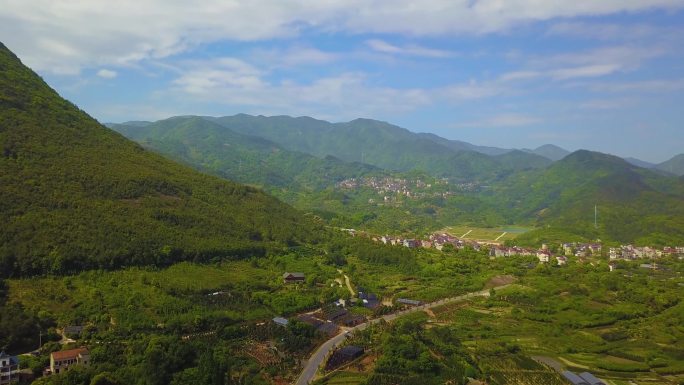 金华山北山尖峰山城市航拍