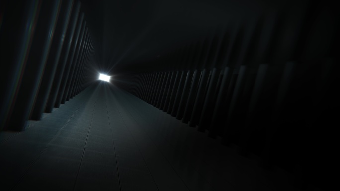 通往光明的长廊循环4K视频