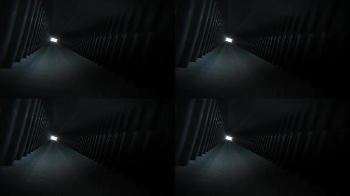 通往光明的长廊循环4K视频