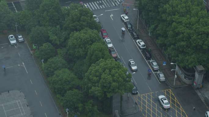 6K下雨天城市街头【0.5倍速】02