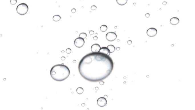 水泡气泡上升三维3D气体特效