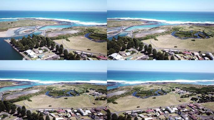 4k澳洲大洋路海边航拍PortFairy