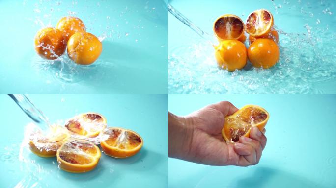 血橙脐橙橙子橙汁美食资中水果