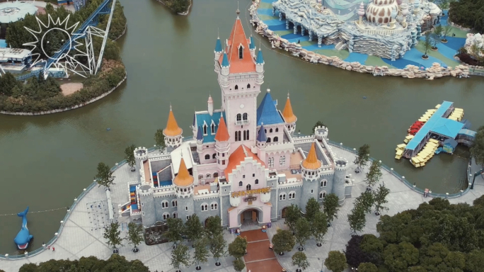 一组郑州方特城堡大师镜头自动剪辑镜头