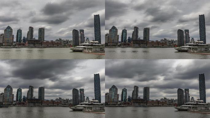 上海外滩延时摄影4K（动态模糊）