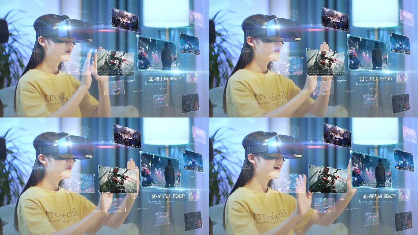 4KVR眼镜展示虚拟触摸屏幕