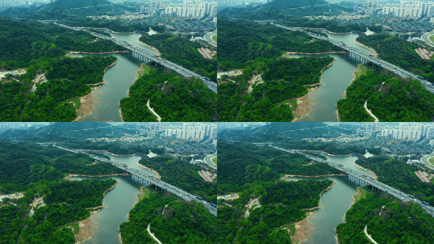 青山绿水生态水库淡水资源水利环保，可商用