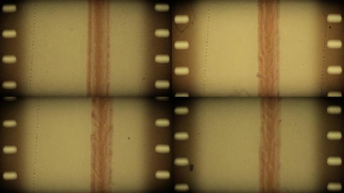 旧膜损坏，胶片胶卷老电影